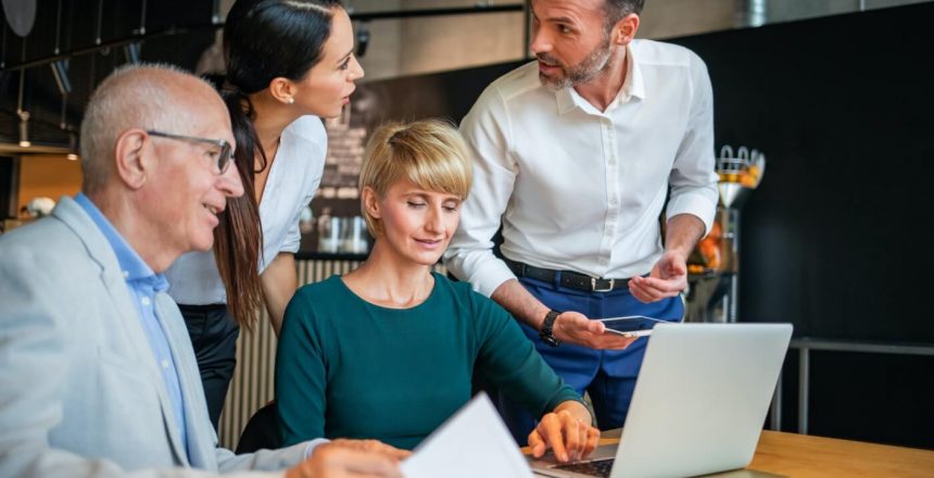 Startup new business launch in restaurant